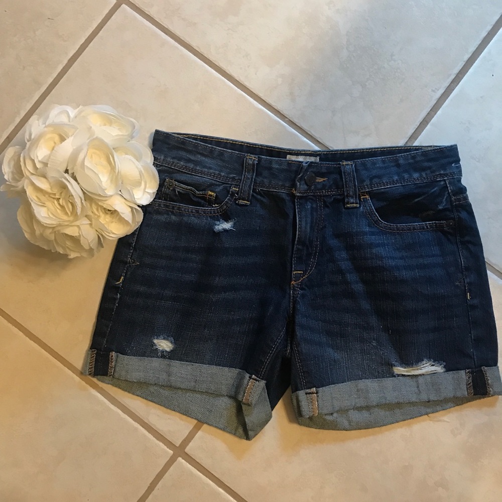 Aeropostale Distressed Denim Shorts